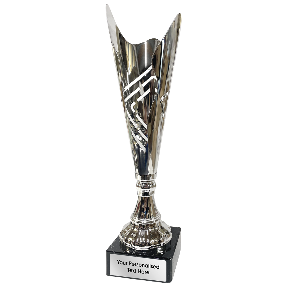 Coned Silver Trophy (1805C) BW Trophies