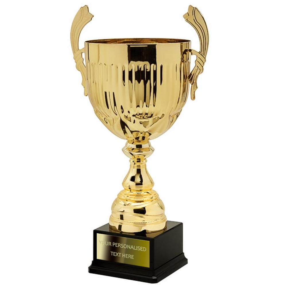 Exceptional Trophy Cup in Gold with Handles (1921C/B/A) BW Trophies