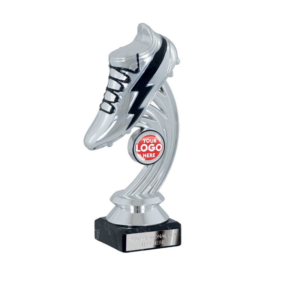 Football Boot Trophy Award on Marble Base (2355/6A) BW Trophies