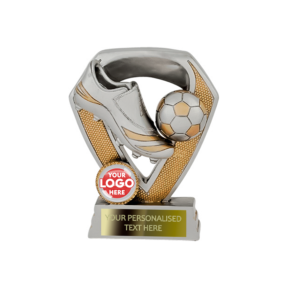 Boot & Ball Football Trophy Award (RFSH1340/45/55) BW Trophies