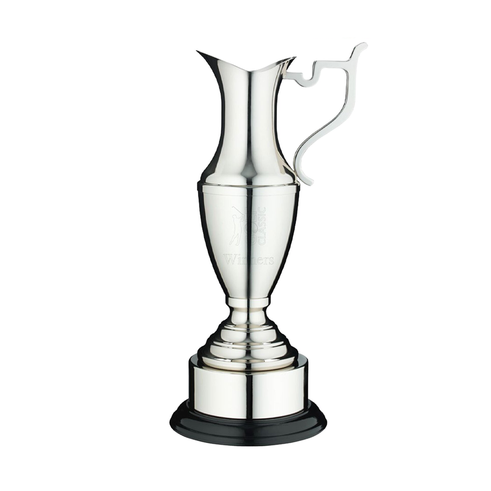 Nickel Plated Golf Trophy Award with Engraving Option (CJ01A/B/C/D) BW Trophies
