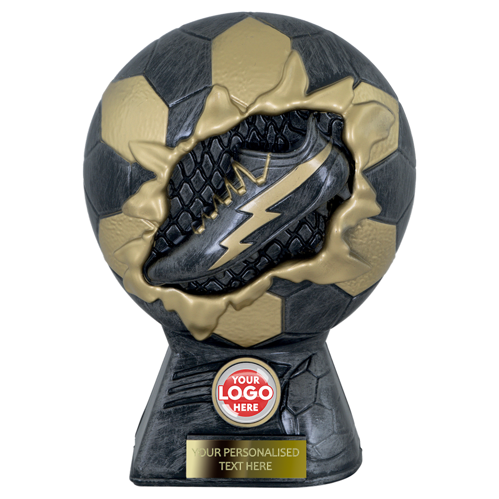 Ball & Shoe Football Trophy Award (GSC5306/7/8/9ASG) BW Trophies