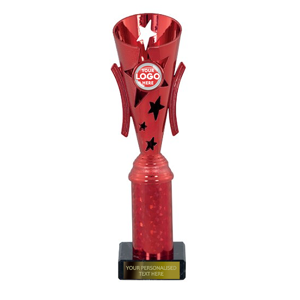 Red Star Design Tube Trophy (2374A/B/C/D/E) BW Trophies