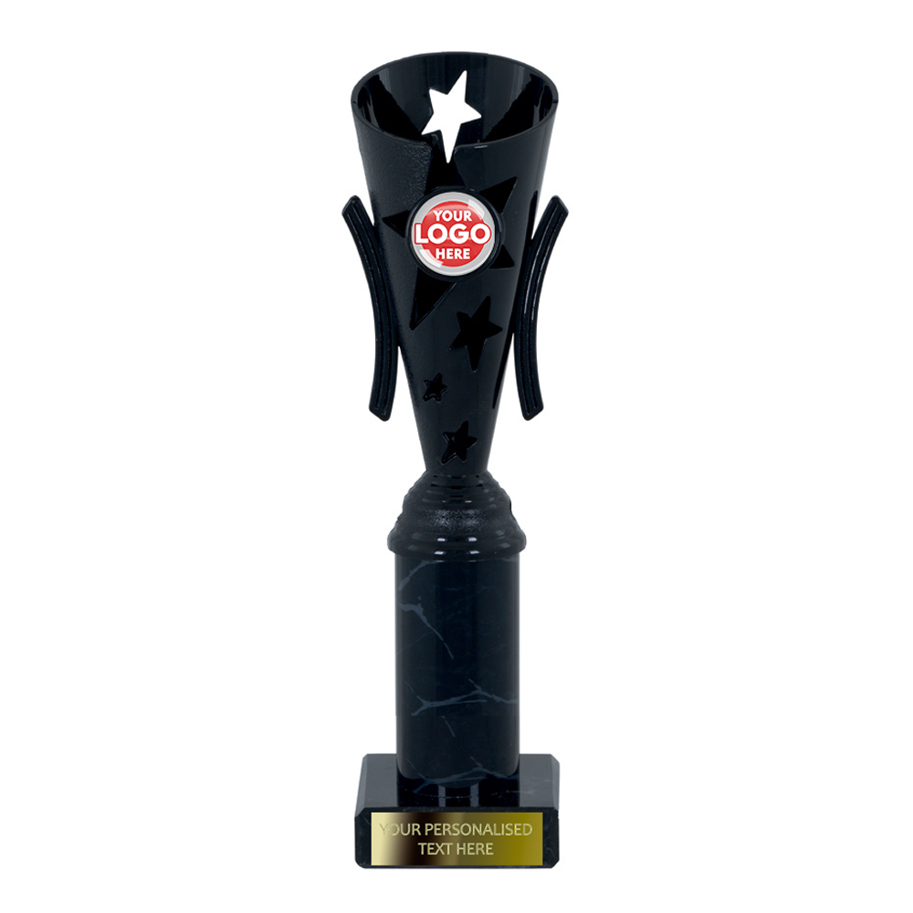 Black Star Design Tube Trophy (2375A/B/C/D/E) BW Trophies