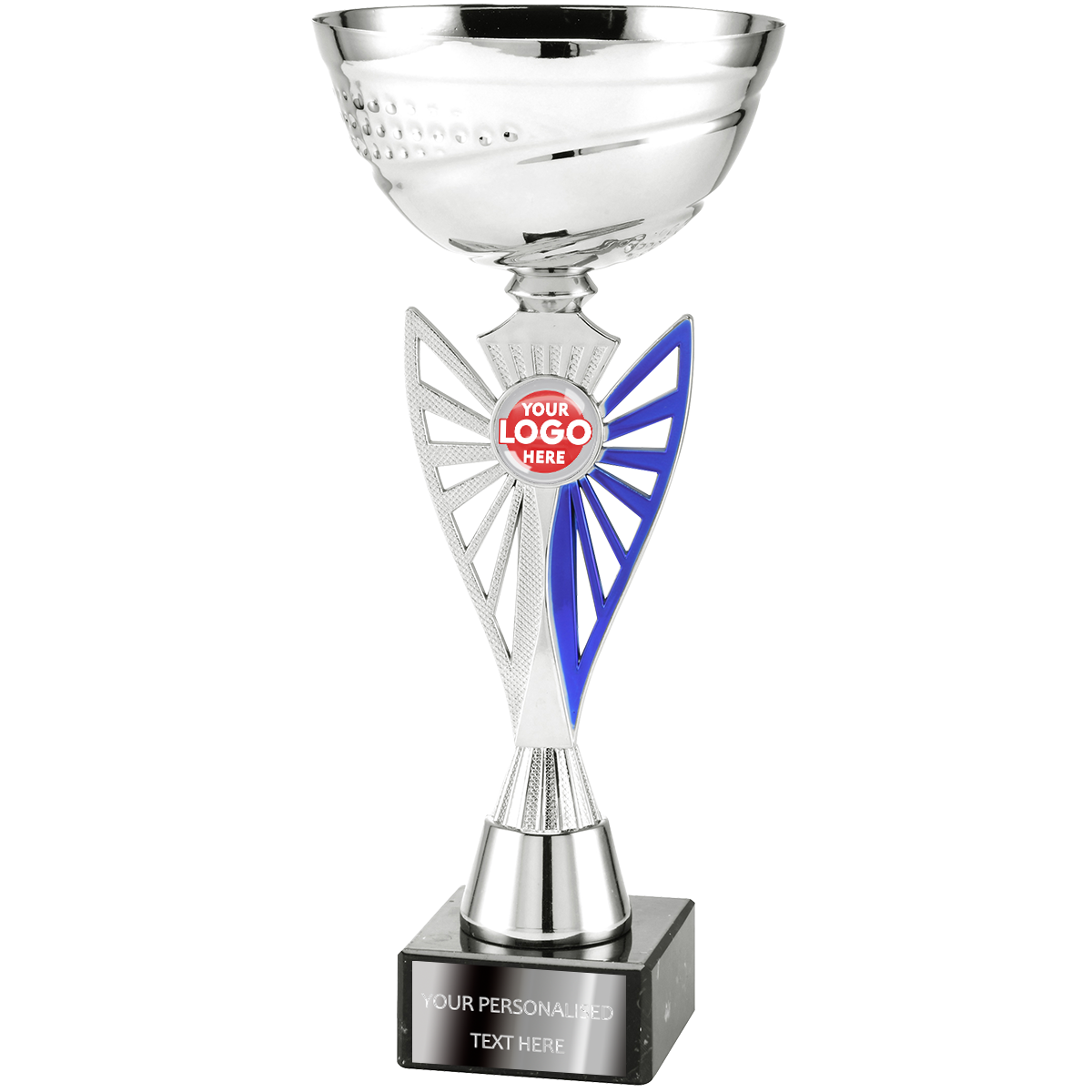 Dazzling Silver Cup on Black Marble Base (ET.434.04A/B/C) BW Trophies