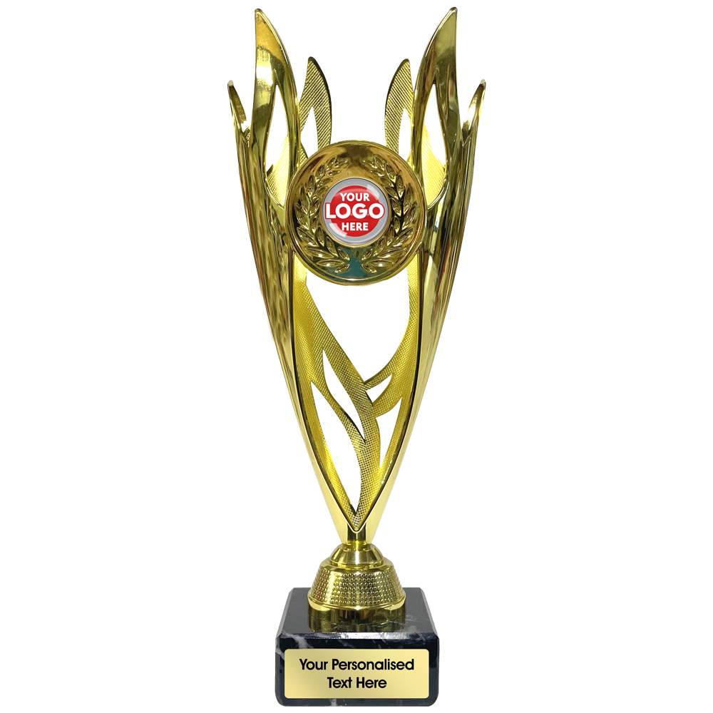 Flame Trophy in Gold / Silver / Bronze (ET44401/2/3) BW Trophies
