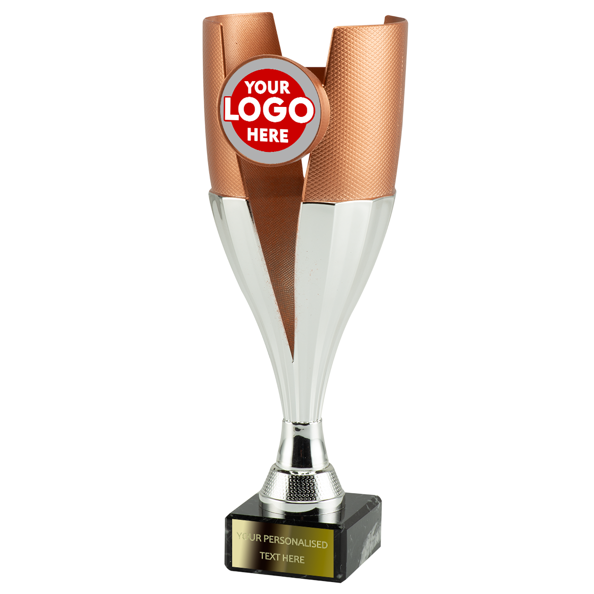 Elegant Trophy on Black Marble Base (ET.466.01/2/3.A) BW Trophies