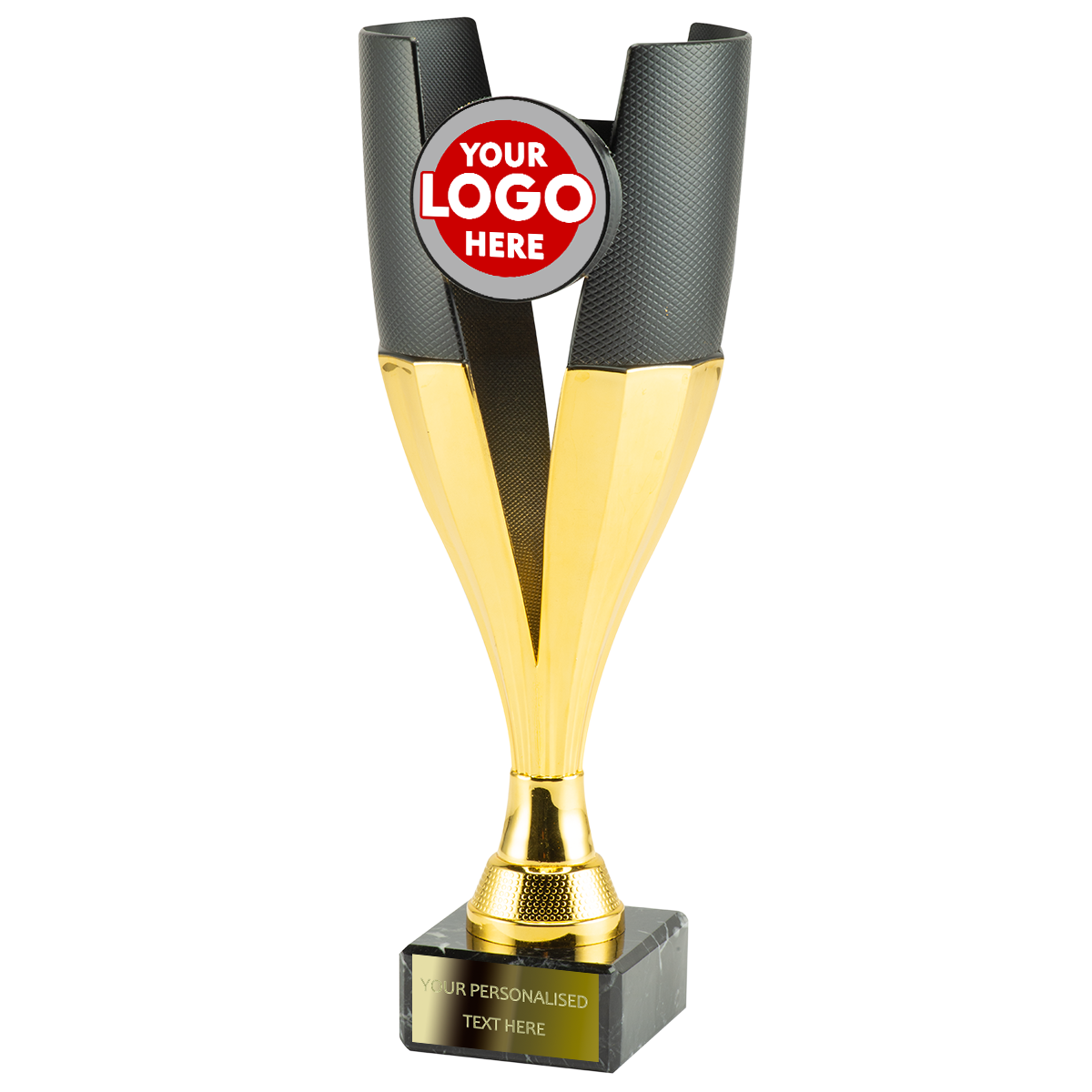 Elegant Trophy on Black Marble Base (ET.467.15.A/B/C) BW Trophies