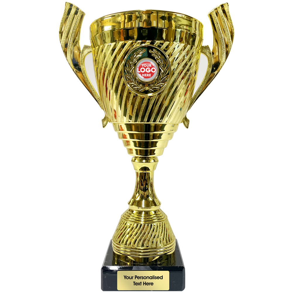 Spinner Trophy Cup in Gold (ET50101A/B/C) BW Trophies