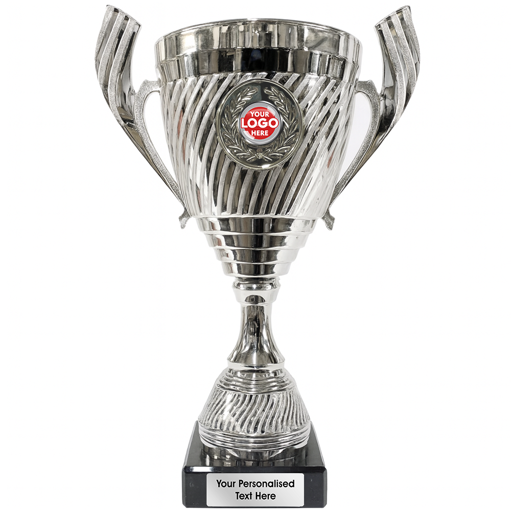 Spinner Trophy Cup in Silver (ET50102A/B/C) BW Trophies