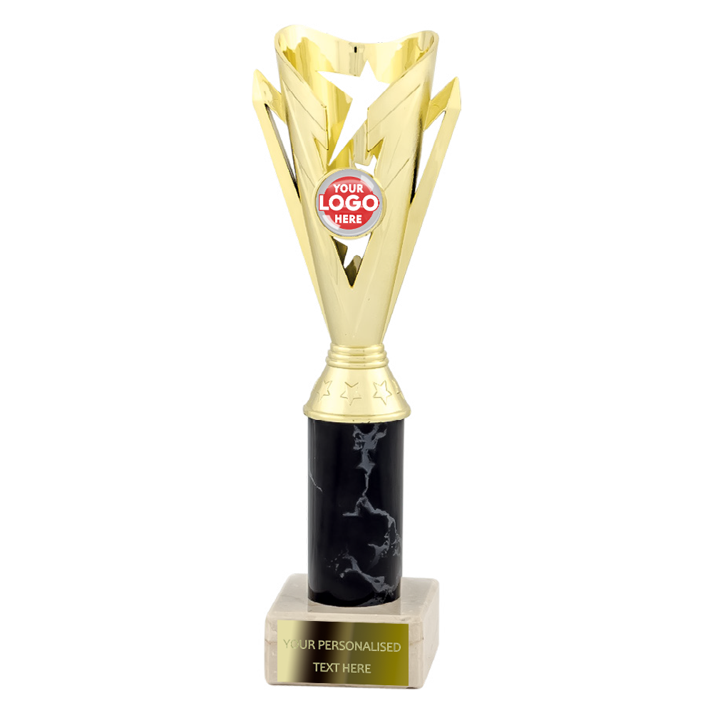 Gold & Black Multi-purpose Trophy Award (2162C/D/E/F) BW Trophies