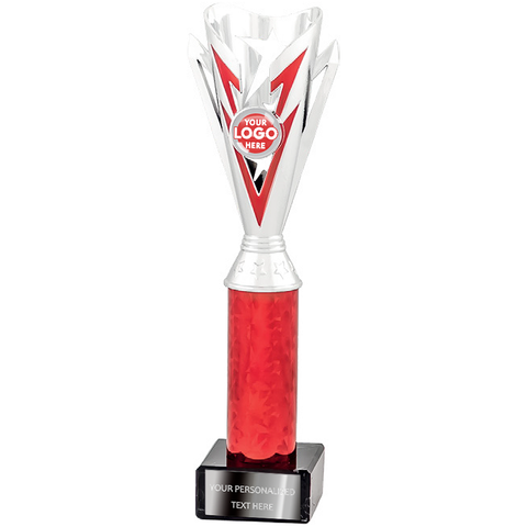 Silver & Red Multi-purpose Trophy Award (2161C/D/E/F)