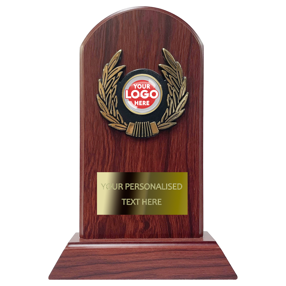Classic Wooden Shield Award Plaque (H173) BW Trophies
