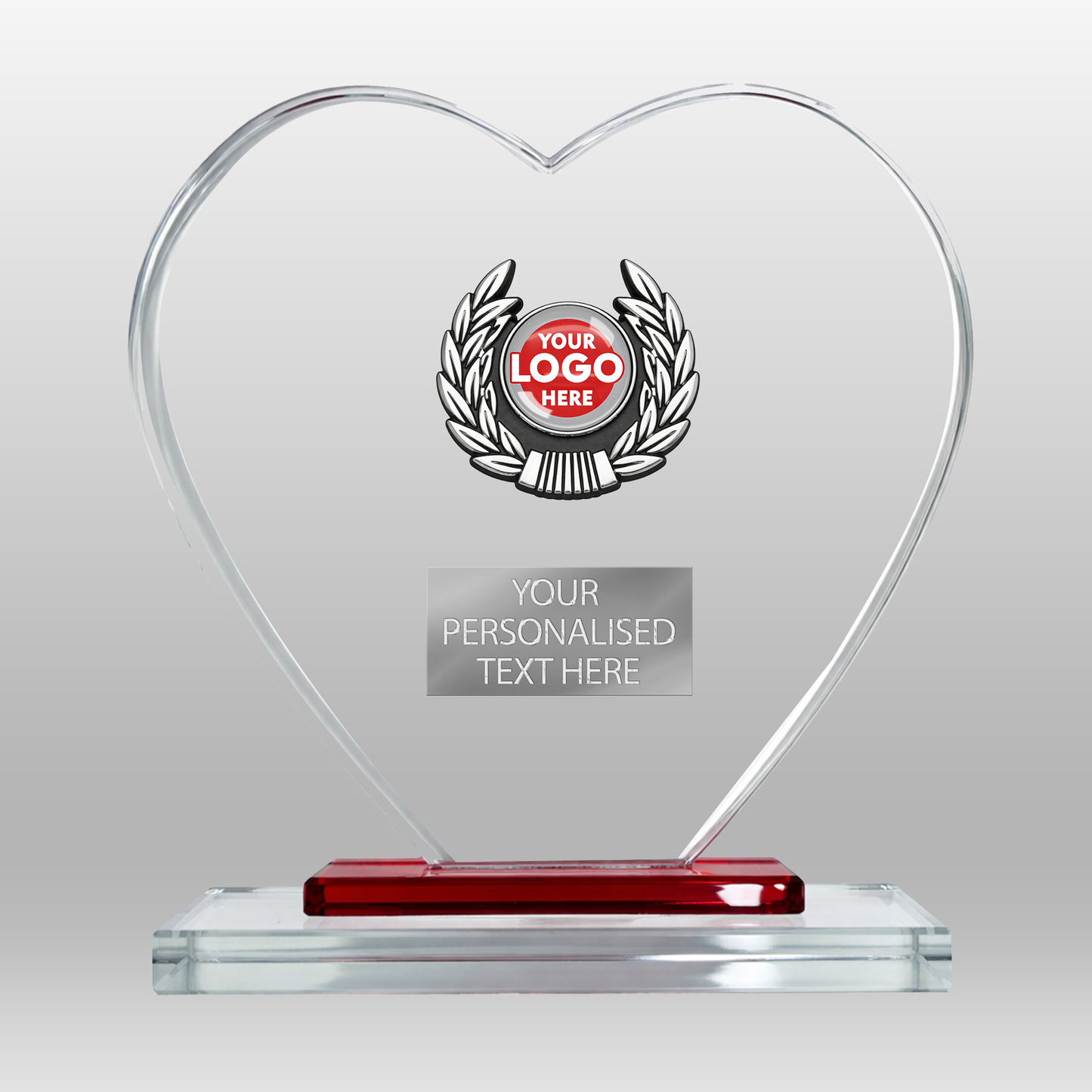 Heart Shape Glass Award (JB1200A/B/C)