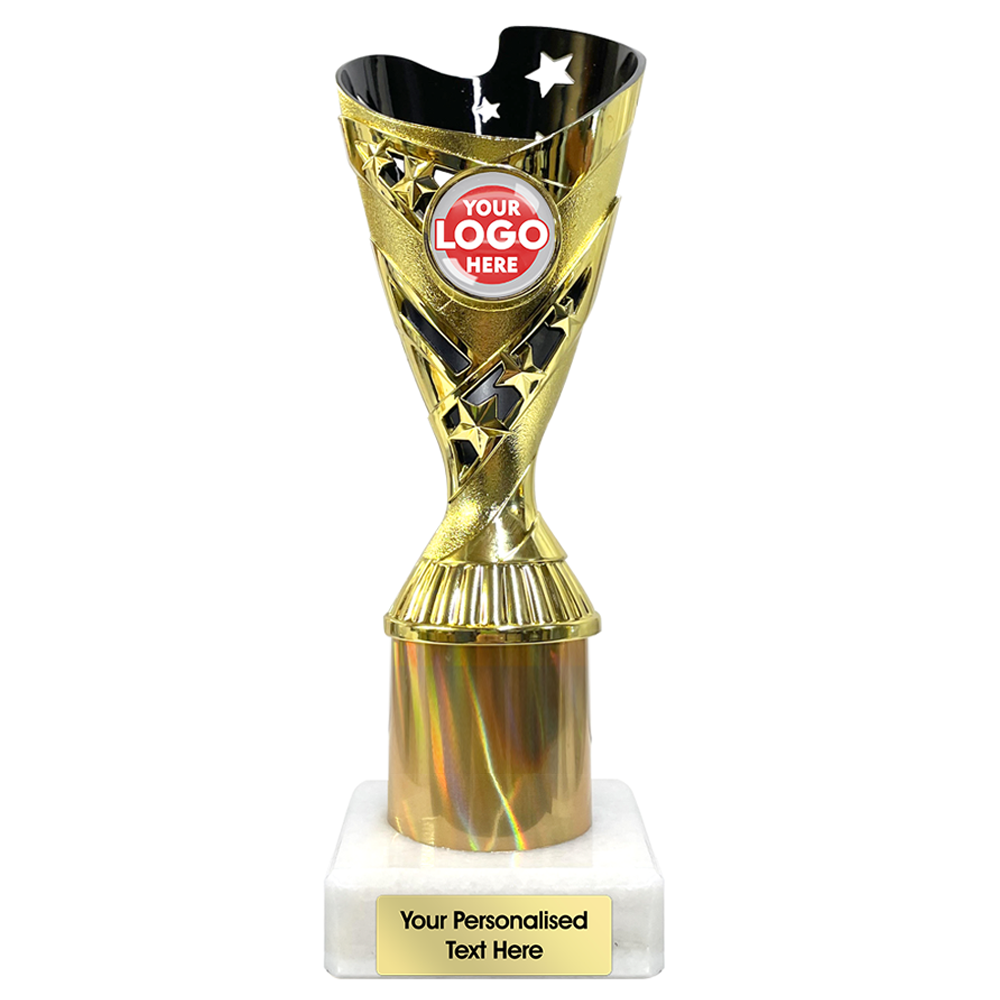 Gold Star Trophy on Marble Base (JR34-TYC944A/B/C) BW Trophies