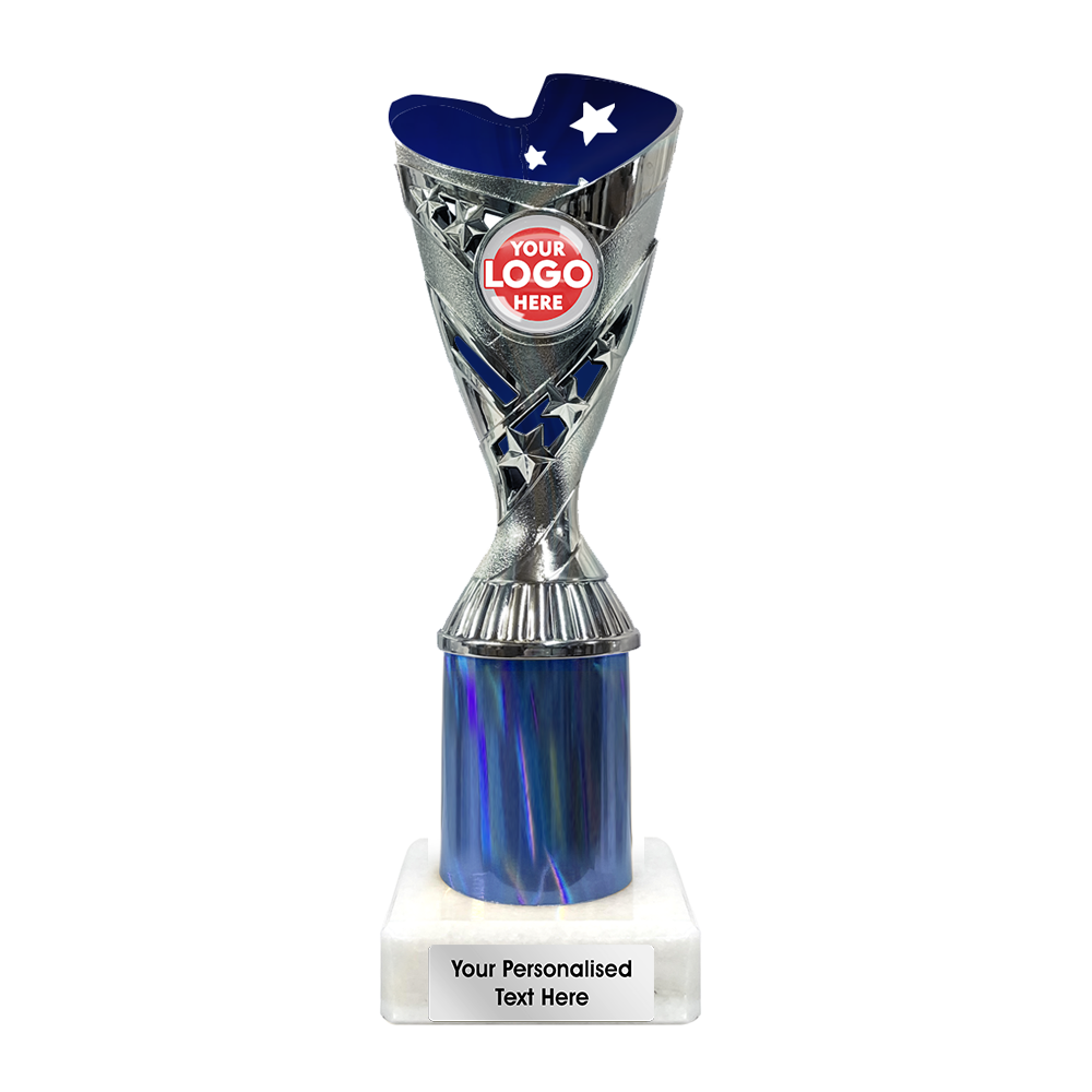 Silver Star Trophy on Marble Base (JR34-TYC951A/B/C) BW Trophies