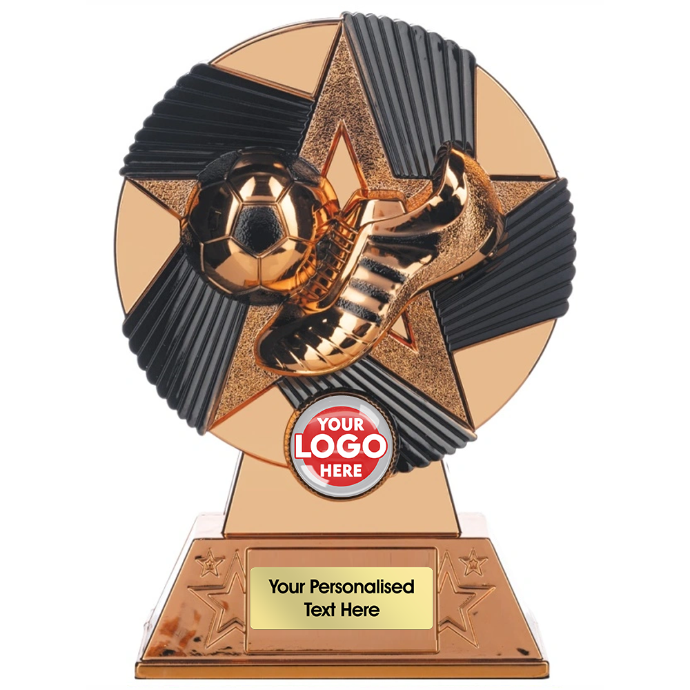 Two Tone Boot and Ball in Bronze (KC1/2/3BBK5) BW Trophies