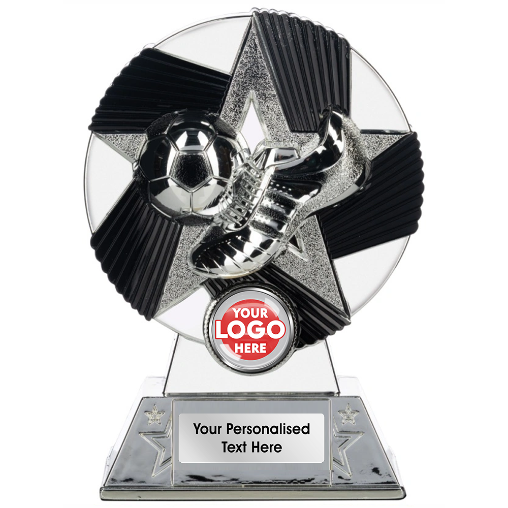 Two Tone Boot and Ball in Silver (KC1/2/3SBK4) BW Trophies