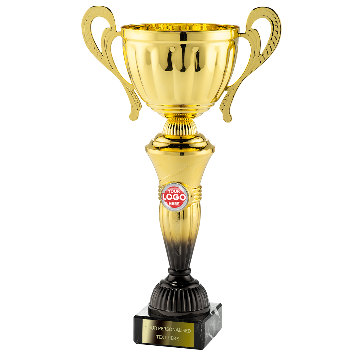 Spectacular Gold Cup on Black Marble Base (MT15115A/B/C/D/E/F) BW Trophies