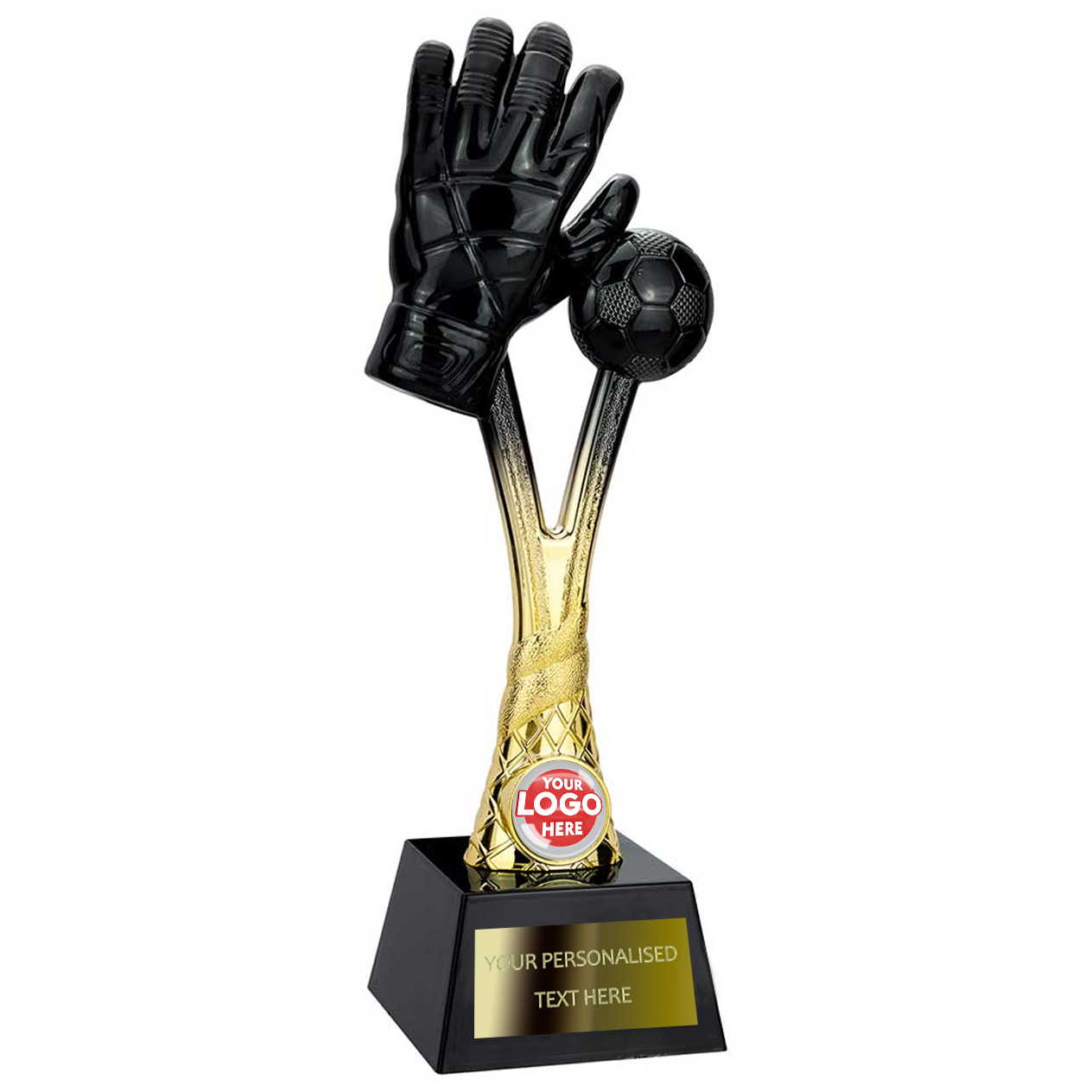 Black&Gold Goalkeeper Trophy - (PA25473A) BW Trophies