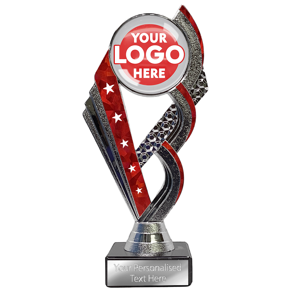 Stylish Shiny Football Award with Stars Decoration (2150/1/2/3A) BW Trophies