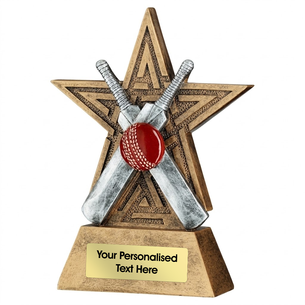 Cricket Star with Bats and Ball Award (RF256 RANGE)