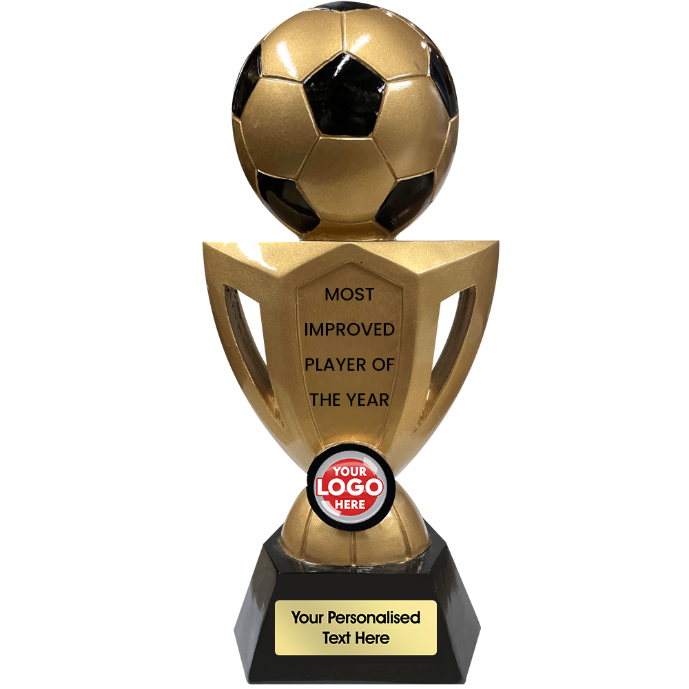 EO Golden Football Trophy in 4 Stunning Variants (RF980PA/MI/PL/MA) BW Trophies