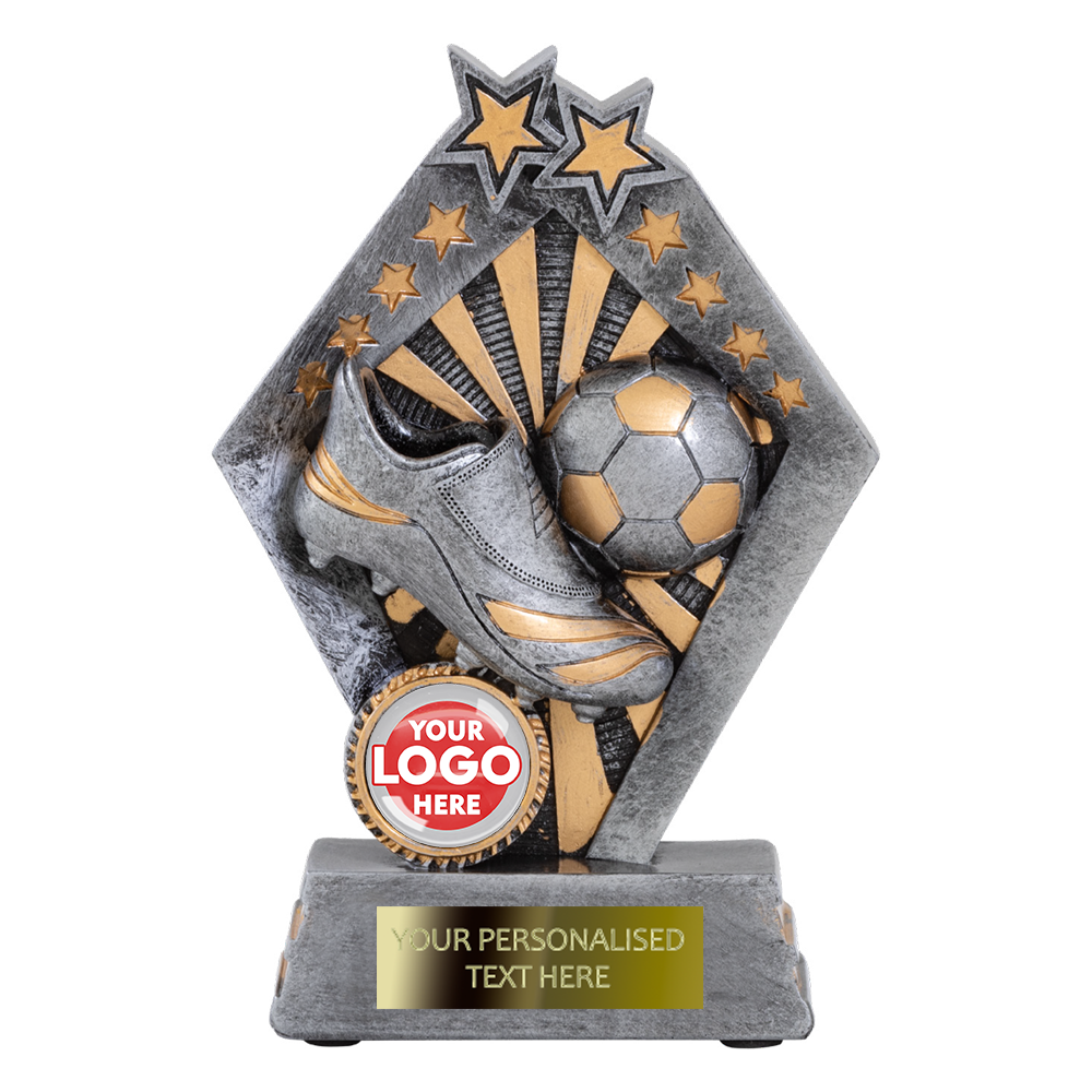 Gold/Silver Football Boot &Ball Award (RFK1304/5/6) BW Trophies