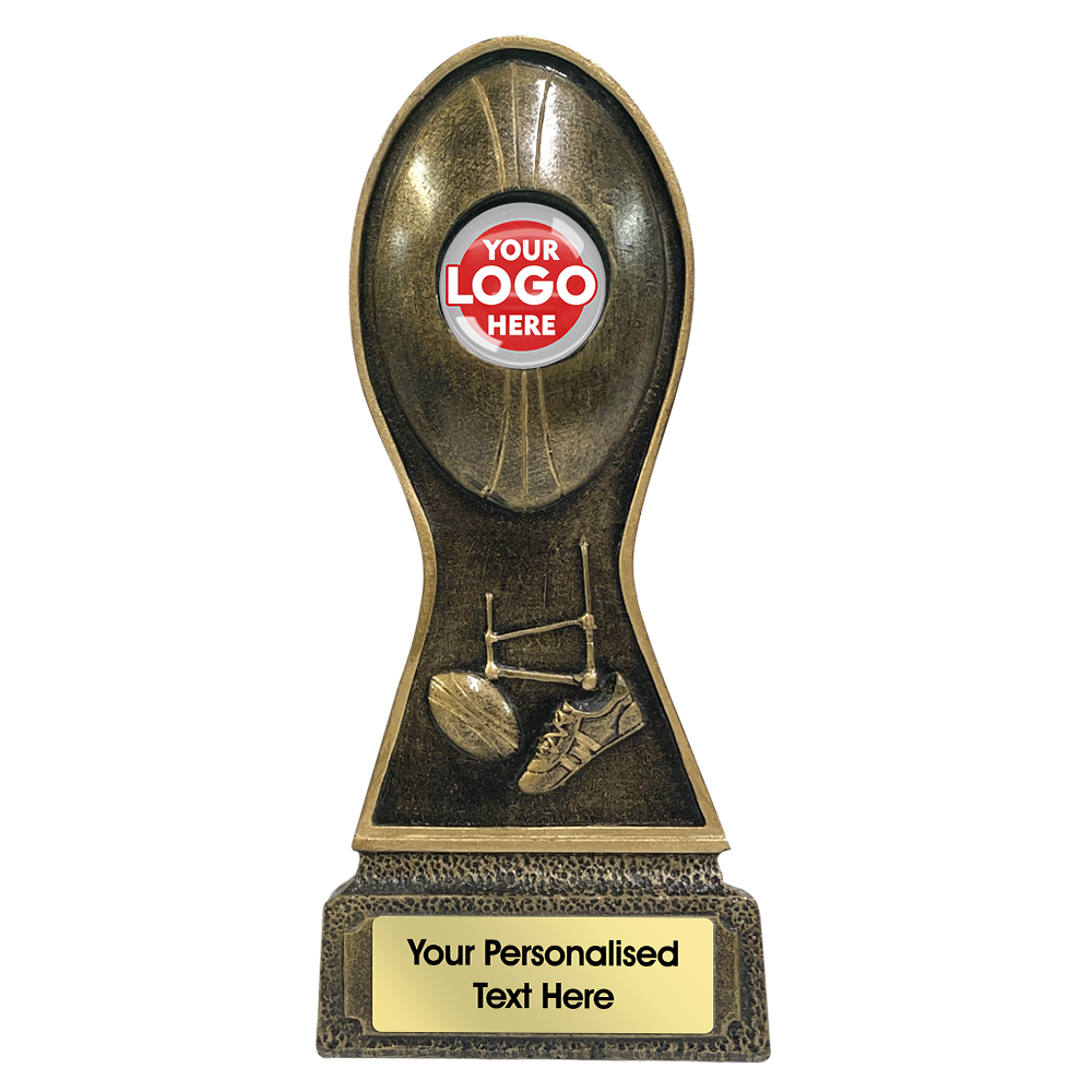 Antique Gold Rugby Trophy (RIC1357)