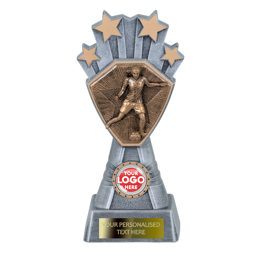 Womens Football Trophy Award (SC1/2/3/4GG63) BW Trophies