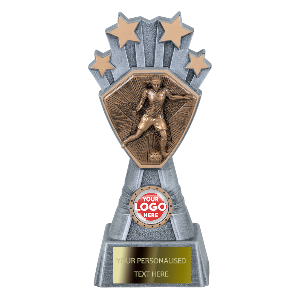 Womens Football Trophy Award (SC1/2/3/4GG63) BW Trophies