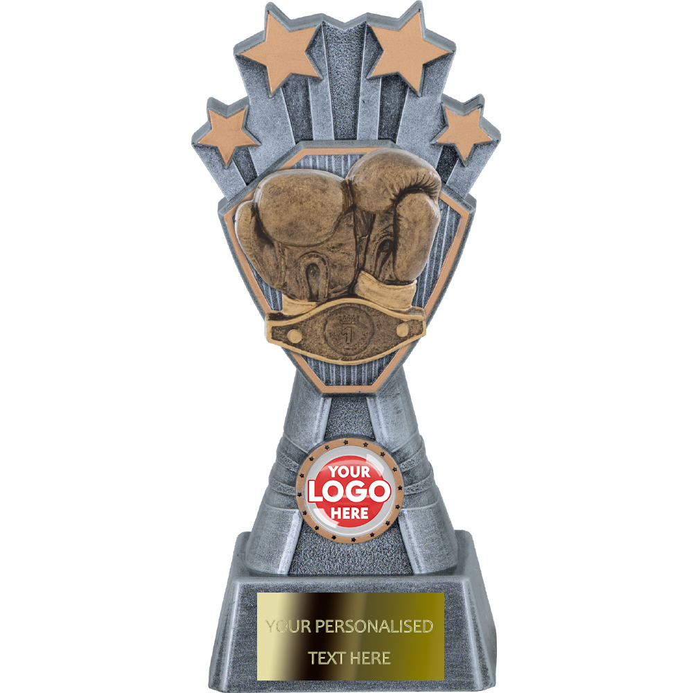 Antique Silver and Gold Boxing Award (SC3/4GG56)