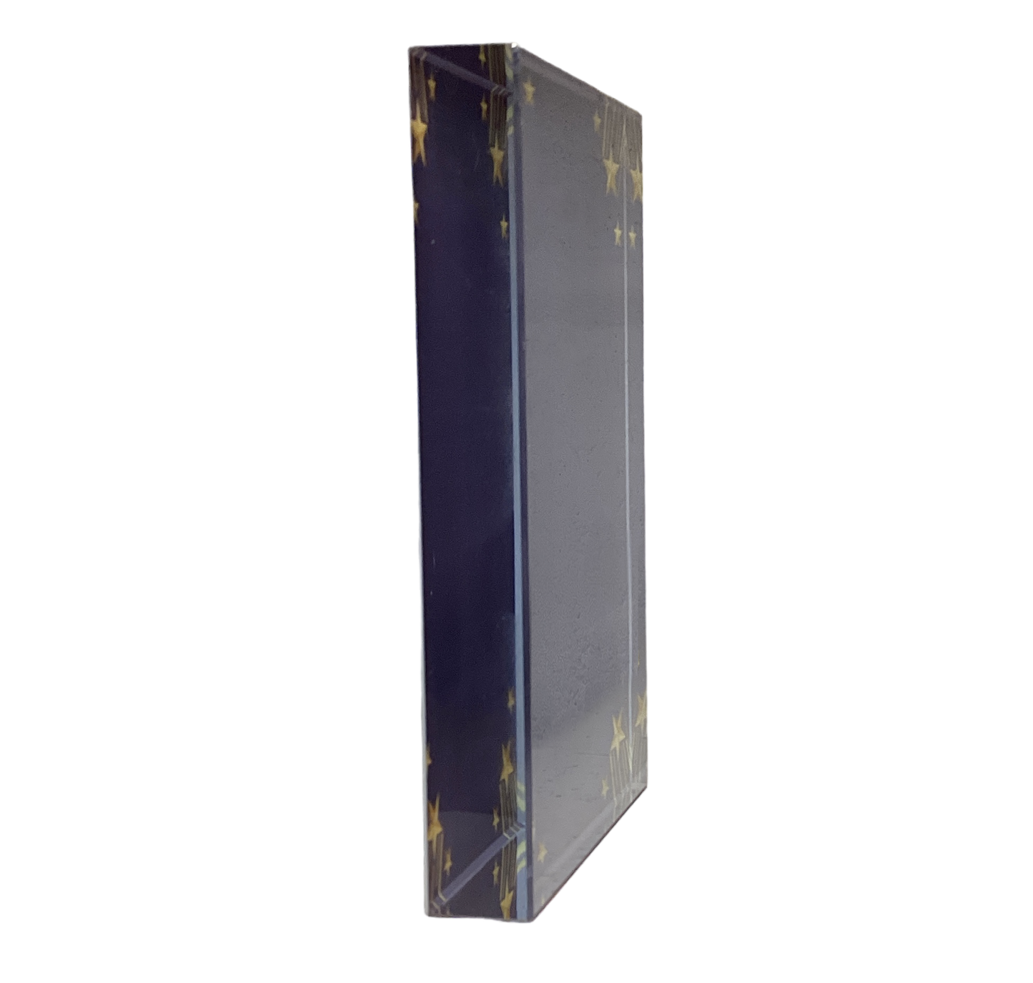 Stylish Rectangular Trimmed Glass Award (T7868/70) BW Trophies