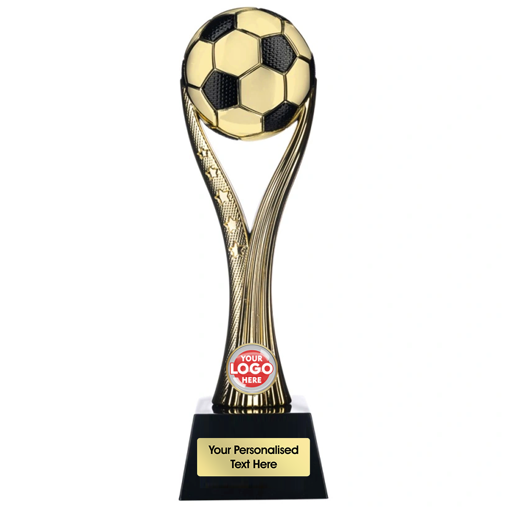 Elegant Football Trophy in Gold (WC1GBK/7) BW Trophies