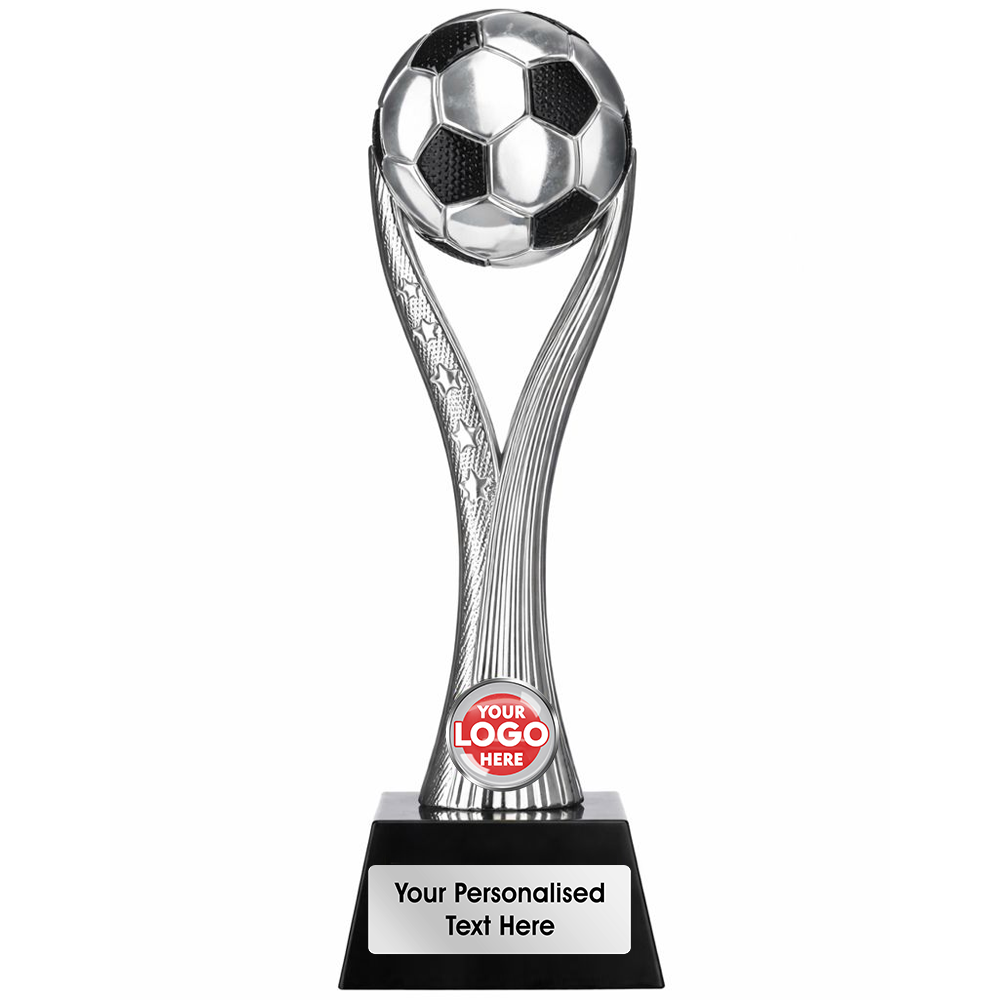 Elegant Football Trophy in Silver (WC1SBK/7) BW Trophies