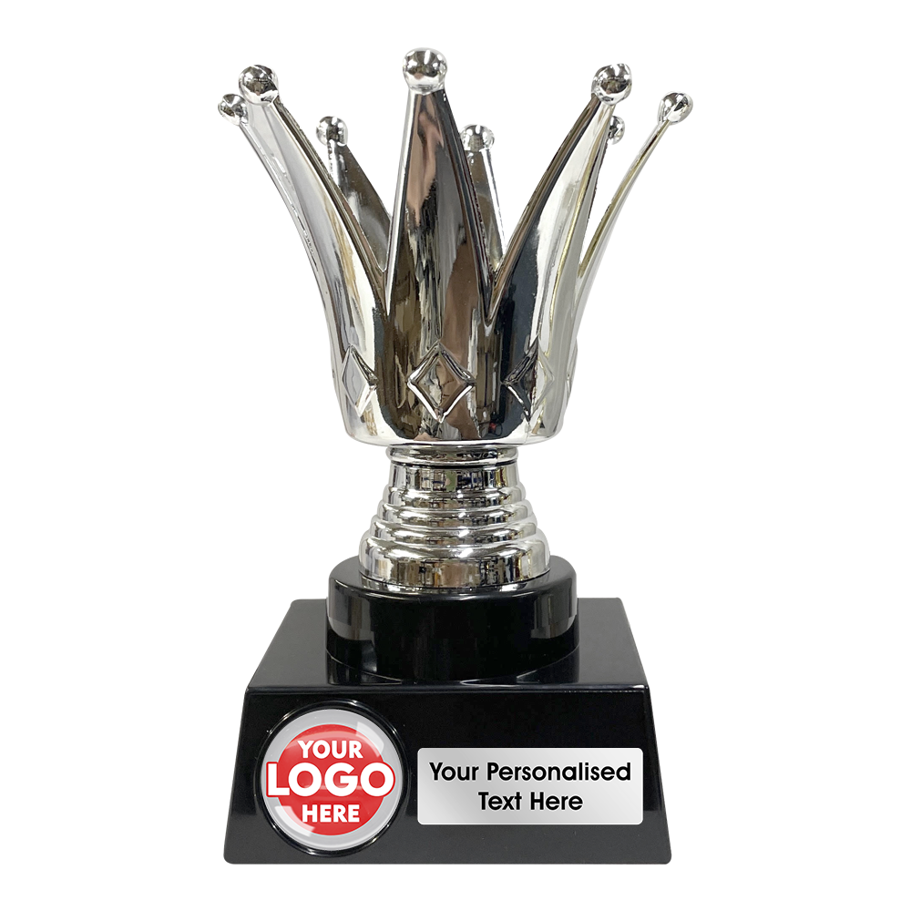Silver Crown Trophy Award (ST21420A/B/C) BW Trophies