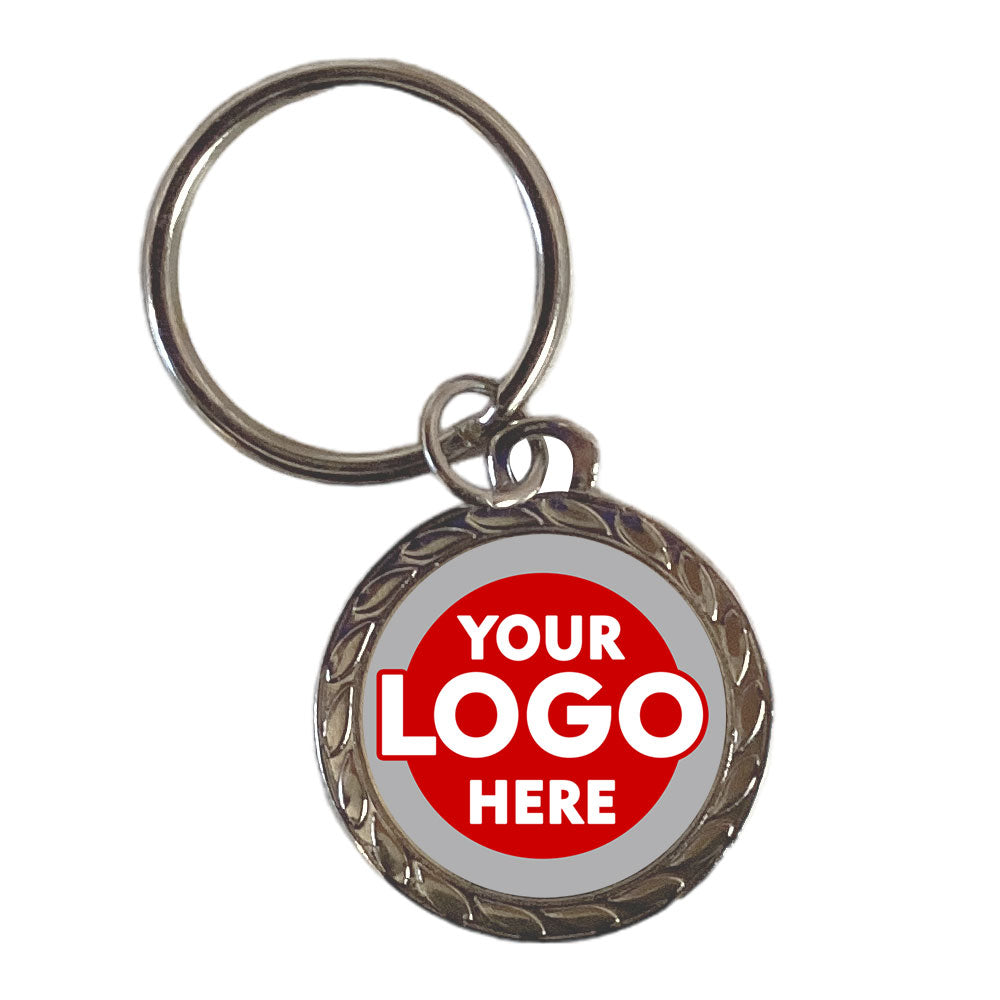 Metal Keyring with Logo of Your Choice - 30mm BW Trophies