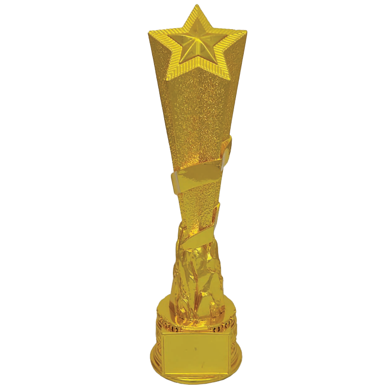 Gold Star Column Trophy