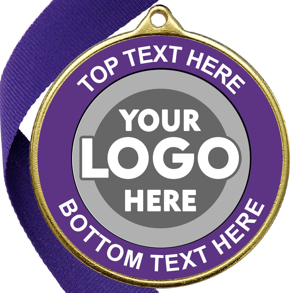 Cheerleading Medal - Purple BW Trophies