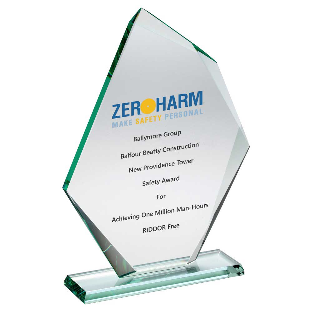 Angled Cross-Cut Bevelled Standard Jade Glass (KG28A/B/C)