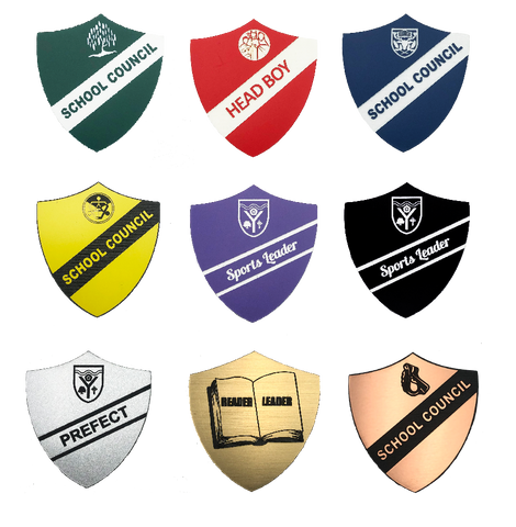 Personalised Shield Badges