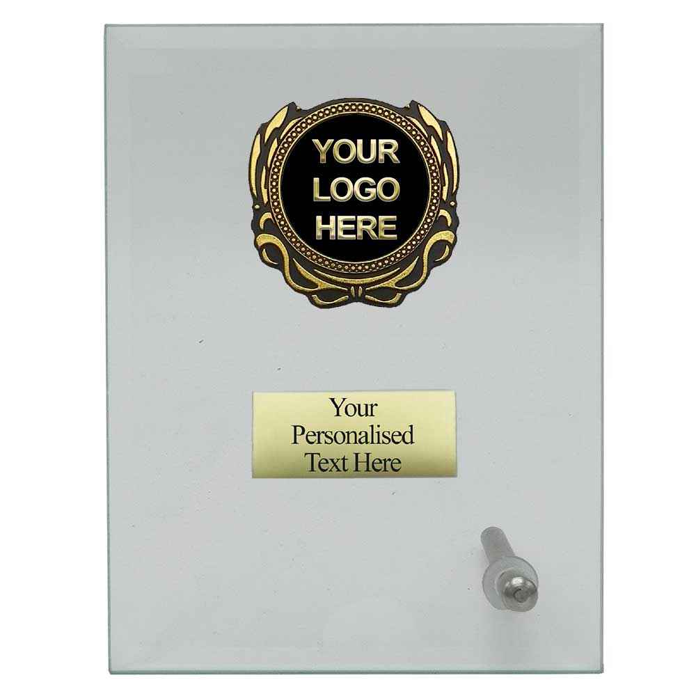Rectangular Clear Glass Awards with trim (W201/2/3/4/5) - 5 sizes available