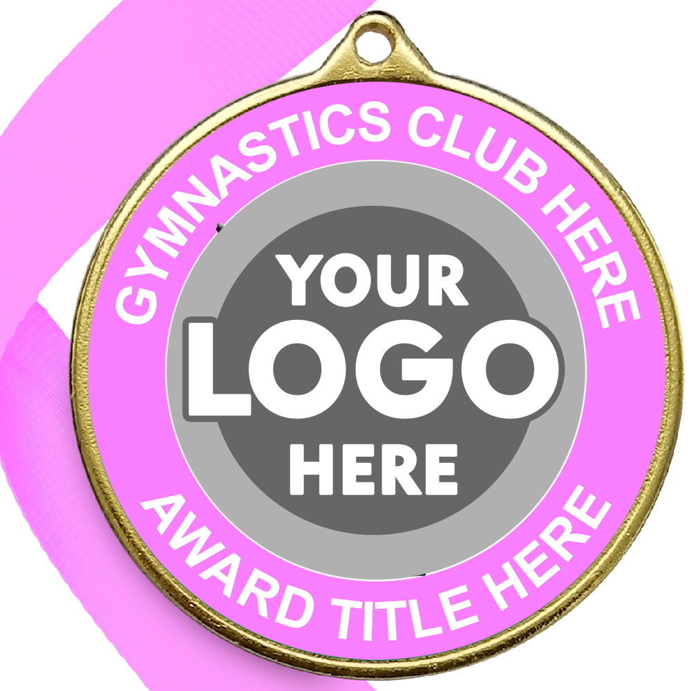 Gymnastics Awards Medal - PINK