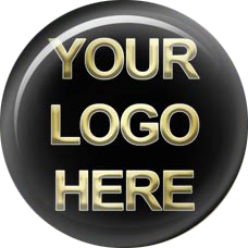 Personalised Domed Logo Centre (25mm) BW Trophies