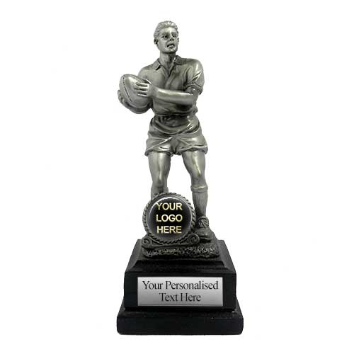 Silver Resin Rugby Player (RF884A/B/C)