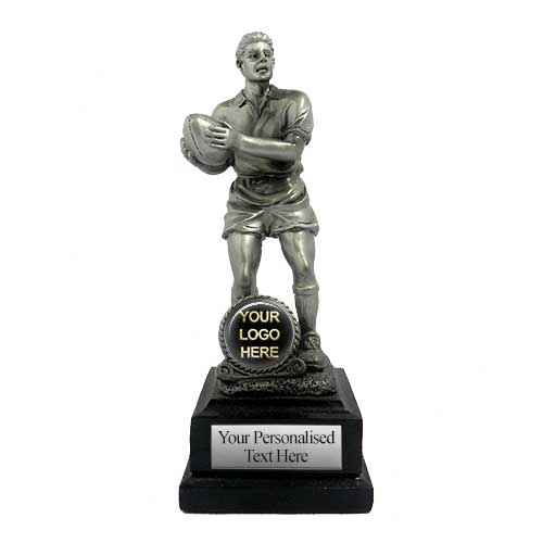 Silver Resin Rugby Player (RF884A/C)