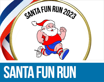 Santa Fun Run Medals Offers