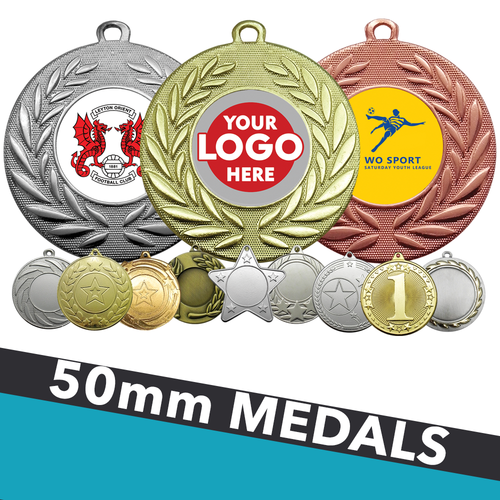 Custom Sports Medals - 50mm Standard
