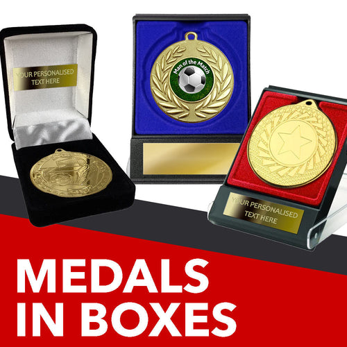 Presentation Medals in Boxes
