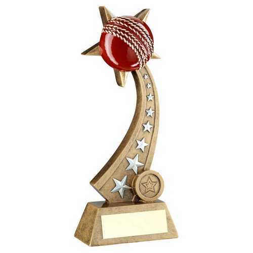 Personalised Cricket Ball Star Tower Trophy